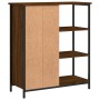 Aparador de madera de ingeniería marrón roble 70x30x80 cm de , Aparadores - Ref: Foro24-835493, Precio: 66,96 €, Descuento: %