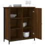 Oak brown engineered wood sideboard 70x30x80 cm by , Sideboards - Ref: Foro24-835498, Price: 61,71 €, Discount: %