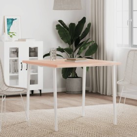 Square solid beech wood table top 80x80x2.5 cm by , Table tops - Ref: Foro24-355958, Price: 91,57 €, Discount: %