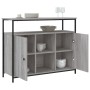 Aparador de madera de ingeniería gris Sonoma 100x35x80 cm de , Aparadores - Ref: Foro24-835502, Precio: 108,63 €, Descuento: %