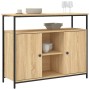 Aparador de madera de ingeniería roble Sonoma 100x35x80 cm de , Aparadores - Ref: Foro24-835500, Precio: 101,68 €, Descuento: %