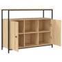 Aparador de madera de ingeniería roble Sonoma 100x35x80 cm de , Aparadores - Ref: Foro24-835500, Precio: 101,68 €, Descuento: %