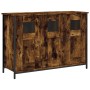 Smoked oak engineered wood sideboard 100x35x70 cm by , Sideboards - Ref: Foro24-835521, Price: 94,55 €, Discount: %