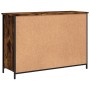 Aparador madera de ingeniería roble ahumado 100x35x70 cm de , Aparadores - Ref: Foro24-835521, Precio: 95,65 €, Descuento: %