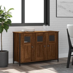 Oak brown engineered wood sideboard 100x35x70 cm by , Sideboards - Ref: Foro24-835523, Price: 98,87 €, Discount: %