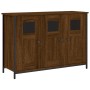 Aparador de madera de ingeniería marrón roble 100x35x70 cm de , Aparadores - Ref: Foro24-835523, Precio: 97,96 €, Descuento: %