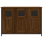 Aparador de madera de ingeniería marrón roble 100x35x70 cm de , Aparadores - Ref: Foro24-835523, Precio: 97,96 €, Descuento: %