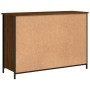 Aparador de madera de ingeniería marrón roble 100x35x70 cm de , Aparadores - Ref: Foro24-835523, Precio: 97,96 €, Descuento: %