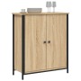 Sideboard aus Sonoma-Eichenholzwerkstoff, 70 x 30 x 80 cm von , Sideboards - Ref: Foro24-835535, Preis: 75,87 €, Rabatt: %