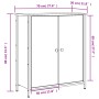 Aparador de madera de ingeniería roble Sonoma 70x30x80 cm de , Aparadores - Ref: Foro24-835535, Precio: 76,56 €, Descuento: %