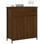 Oak brown engineered wood sideboard 70x30x80 cm by , Sideboards - Ref: Foro24-835528, Price: 81,19 €, Discount: %