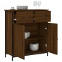 Oak brown engineered wood sideboard 70x30x80 cm by , Sideboards - Ref: Foro24-835528, Price: 81,19 €, Discount: %