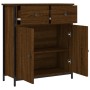 Oak brown engineered wood sideboard 70x30x80 cm by , Sideboards - Ref: Foro24-835528, Price: 81,19 €, Discount: %