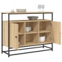 Aparador de madera de ingeniería roble Sonoma 100x35x80 cm de , Aparadores - Ref: Foro24-835540, Precio: 101,77 €, Descuento: %