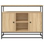 Sideboard aus Sonoma-Eichenholzwerkstoff, 100 x 35 x 80 cm von , Sideboards - Ref: Foro24-835540, Preis: 101,77 €, Rabatt: %