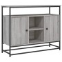 Aparador de madera de ingeniería gris Sonoma 100x35x80 cm de , Aparadores - Ref: Foro24-835542, Precio: 94,99 €, Descuento: %