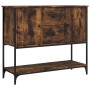 Smoked oak engineered wood sideboard 100x36x85 cm by , Sideboards - Ref: Foro24-835556, Price: 93,35 €, Discount: %