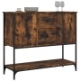 Smoked oak engineered wood sideboard 100x36x85 cm by , Sideboards - Ref: Foro24-835556, Price: 93,35 €, Discount: %