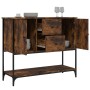 Smoked oak engineered wood sideboard 100x36x85 cm by , Sideboards - Ref: Foro24-835556, Price: 93,35 €, Discount: %