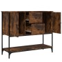 Smoked oak engineered wood sideboard 100x36x85 cm by , Sideboards - Ref: Foro24-835556, Price: 93,35 €, Discount: %