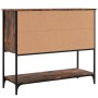 Smoked oak engineered wood sideboard 100x36x85 cm by , Sideboards - Ref: Foro24-835556, Price: 93,35 €, Discount: %