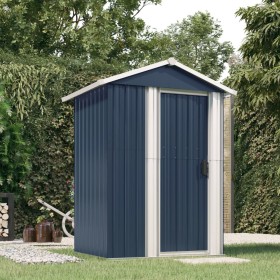 Garden shed anthracite galvanized steel 126x97.5x177 cm by , Sheds - Ref: Foro24-316235, Price: 230,99 €, Discount: %