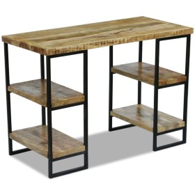 Mango wood office desk 110x50x76 cm by vidaXL, Desks - Ref: Foro24-243333, Price: 196,99 €, Discount: %