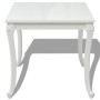 Mesa de comedor 80x80x76 cm blanco brillante de vidaXL, Mesas de cocina y de comedor - Ref: Foro24-243382, Precio: 180,17 €, ...