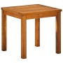 Tumbona con mesita de madera maciza de acacia y textilene de vidaXL, Tumbonas - Ref: Foro24-41746, Precio: 168,99 €, Descuent...