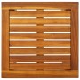 Tumbona con mesita de madera maciza de acacia y textilene de vidaXL, Tumbonas - Ref: Foro24-41746, Precio: 168,99 €, Descuent...