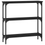 Mesa consola madera de ingeniería negra 75x22,5x75 cm de , Mesas auxiliares - Ref: Foro24-834030, Precio: 51,56 €, Descuento: %