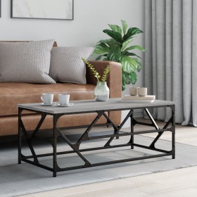 Sonoma gray plywood coffee table 100x50x40 cm by , Coffee table - Ref: Foro24-834128, Price: 56,99 €, Discount: %