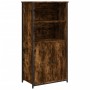 Aparador alto madera contrachapada roble ahumado 62x36x121,5 cm de , Aparadores - Ref: Foro24-834212, Precio: 91,99 €, Descue...