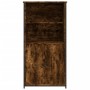 Aparador alto madera contrachapada roble ahumado 62x36x121,5 cm de , Aparadores - Ref: Foro24-834212, Precio: 91,99 €, Descue...