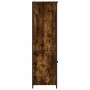 Aparador alto madera contrachapada roble ahumado 62x36x121,5 cm de , Aparadores - Ref: Foro24-834212, Precio: 91,99 €, Descue...