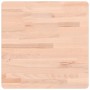 Tablero de mesa cuadrado de madera maciza de haya 50x50x2,5 cm de , Tableros para mesas - Ref: Foro24-355955, Precio: 39,76 €...