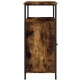 Aparador de madera de ingeniería roble ahumado 100x35x80 cm de , Aparadores - Ref: Foro24-835506, Precio: 102,99 €, Descuento: %