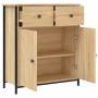 Aparador de madera de ingeniería roble Sonoma 70x30x80 cm de , Aparadores - Ref: Foro24-835525, Precio: 81,08 €, Descuento: %