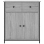 Sonoma graues Sideboard aus Holzwerkstoff, 70 x 30 x 80 cm von , Sideboards - Ref: Foro24-835527, Preis: 81,53 €, Rabatt: %