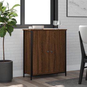 Oak brown engineered wood sideboard 70x30x80 cm by , Sideboards - Ref: Foro24-835538, Price: 70,99 €, Discount: %