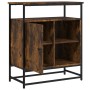 Smoked oak engineered wood sideboard 69x35x80 cm by , Sideboards - Ref: Foro24-835546, Price: 66,60 €, Discount: %