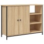 Aparador de madera de ingeniería roble Sonoma 100x33x75 cm de , Aparadores - Ref: Foro24-835550, Precio: 84,31 €, Descuento: %