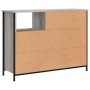 Aparador de madera de ingeniería gris Sonoma 100x33x75 cm de , Aparadores - Ref: Foro24-835552, Precio: 84,99 €, Descuento: %