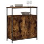 Sideboard aus geräuchertem Eichenholzwerkstoff, 70 x 30 x 80 cm von , Sideboards - Ref: Foro24-835531, Preis: 67,99 €, Rabatt: %