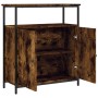 Aparador de madera de ingeniería roble ahumado 70x30x80 cm de , Aparadores - Ref: Foro24-835531, Precio: 63,66 €, Descuento: %