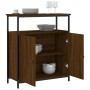 Oak brown engineered wood sideboard 70x30x80 cm by , Sideboards - Ref: Foro24-835533, Price: 59,99 €, Discount: %