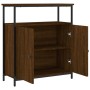 Oak brown engineered wood sideboard 70x30x80 cm by , Sideboards - Ref: Foro24-835533, Price: 59,99 €, Discount: %