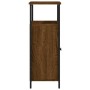 Aparador de madera de ingeniería marrón roble 70x30x80 cm de , Aparadores - Ref: Foro24-835533, Precio: 56,07 €, Descuento: %