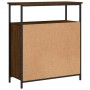 Aparador de madera de ingeniería marrón roble 70x30x80 cm de , Aparadores - Ref: Foro24-835533, Precio: 56,07 €, Descuento: %