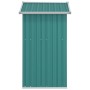 Cobertizo de jardín acero galvanizado verde 126x97,5x177 cm de , Cobertizos - Ref: Foro24-316233, Precio: 174,60 €, Descuento: %